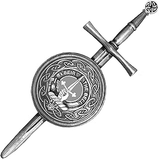 Bell Scottish Clan Dirk Shield Kilt Pin