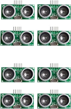 8PCS US-100 Ultrasonic Sensor Module DC 2.4V - 5V with Temperature Compensation Range Distance