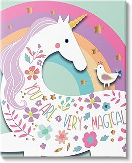 Stupell Industries You Are Very Magical Unicorn Canvas Wall Art, Design by Andrea Jasid Grassi