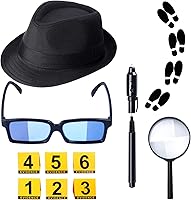 Vista 1 de Kit de espía para niños, accesorios de disfraz de detective, 7 piezas para investigación, juego de rol, disfraz, regalo educativo de ciencia