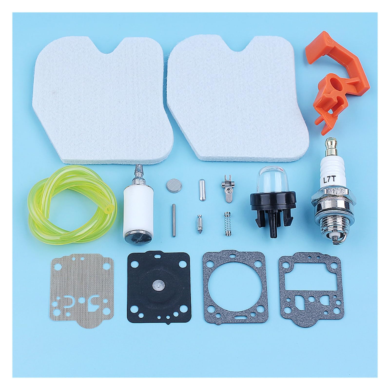 Service Carb Kit filtre à carburant air for McCULLOCH CS340 CS380 tronçonneuse ligne de gaz ampoule d'amorçage ensemble bougies d'allumage pièce rechange