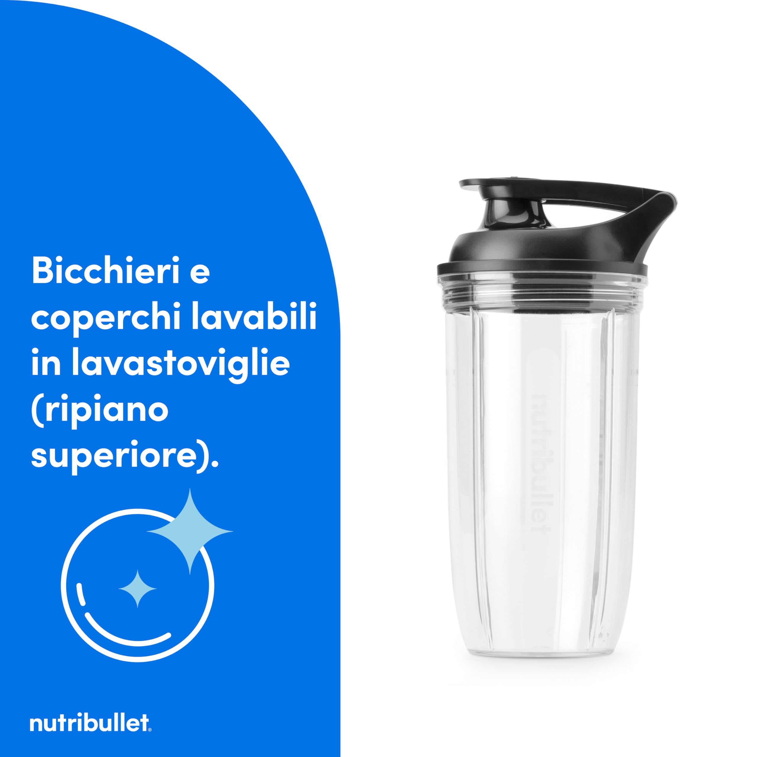 Nutribullet Turbo 1000W – Frullatore Potente Compatto — immagine 9 di 16