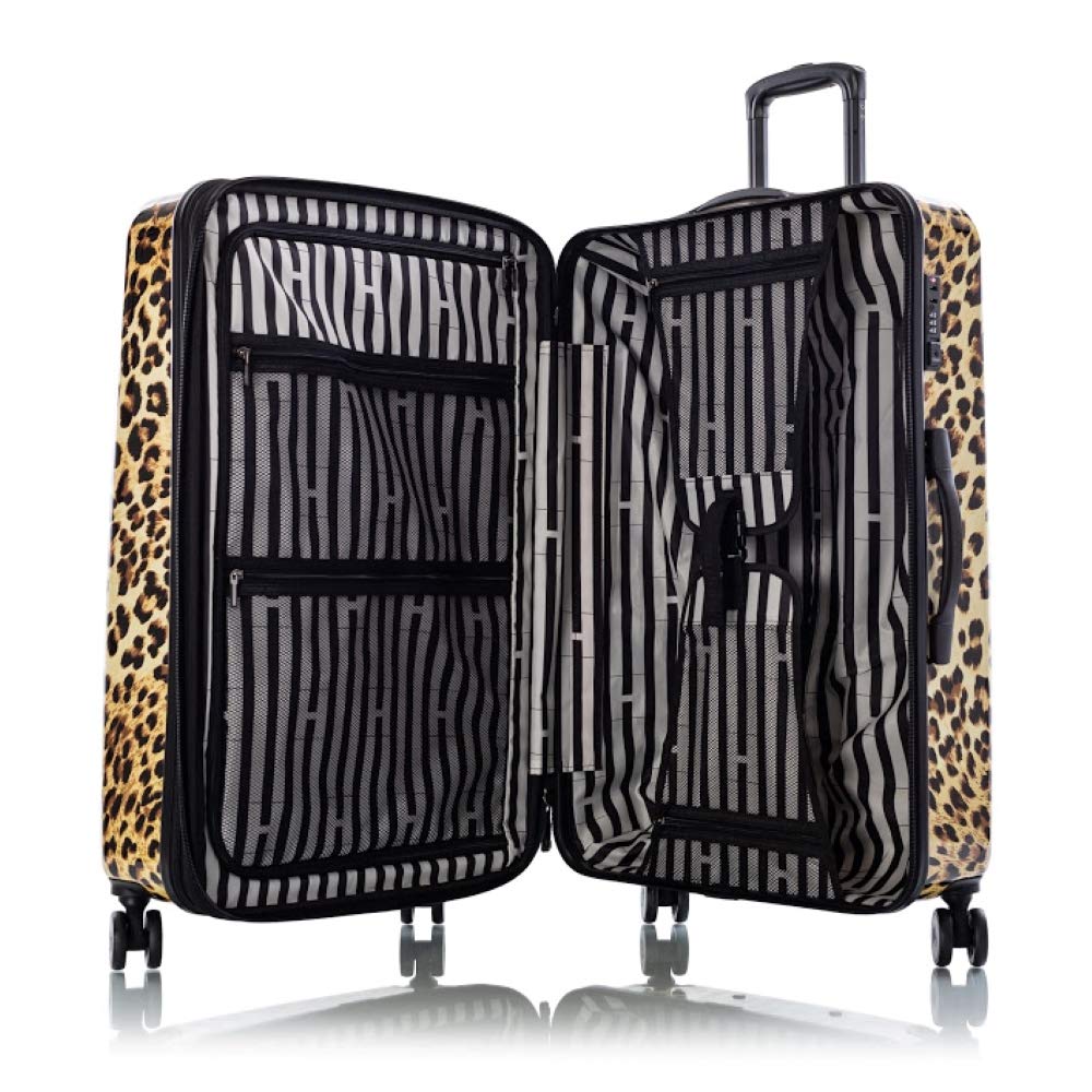 Heys America Black Leopard 3Piece Hardside Spinner Luggage Set (Brown