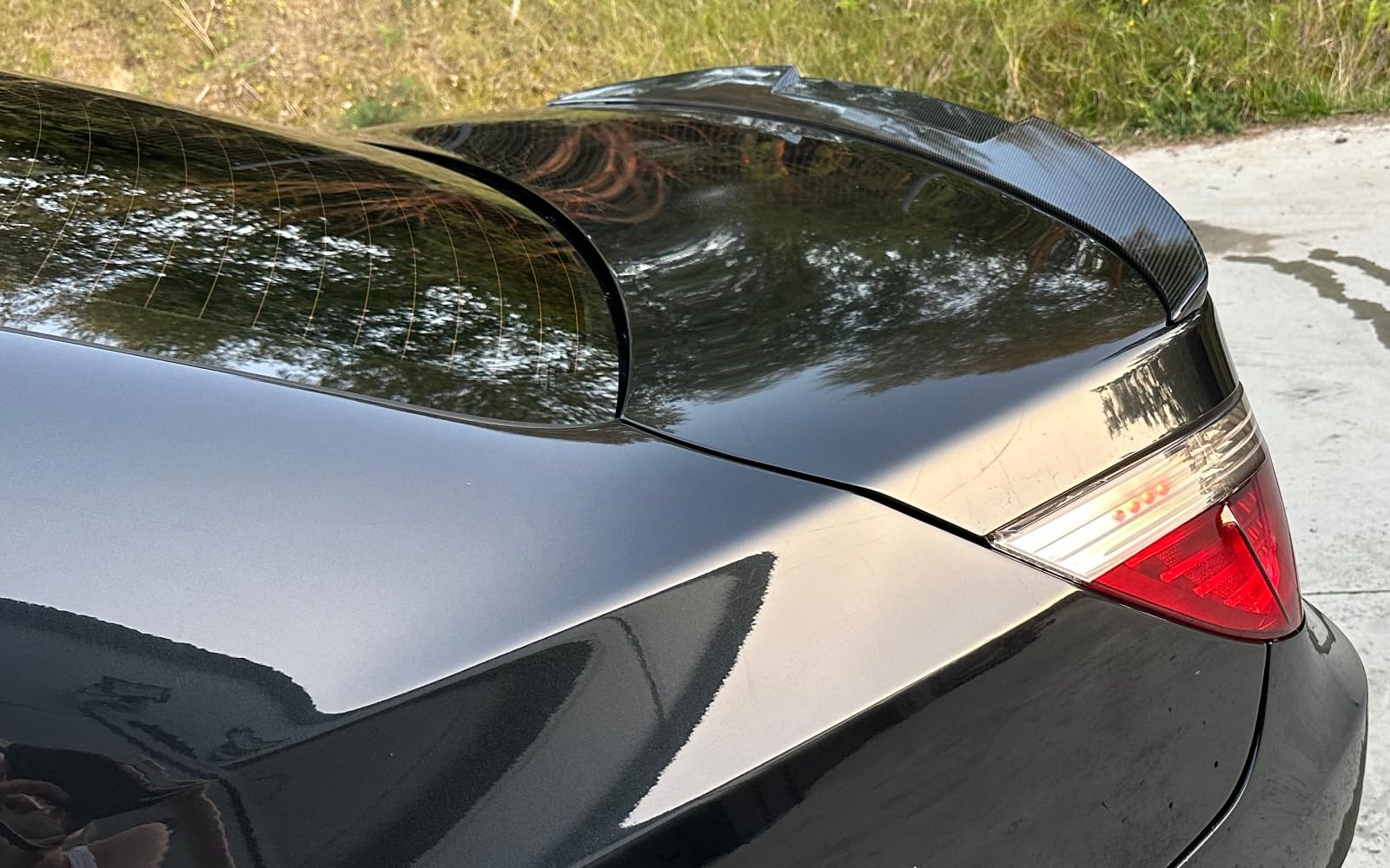MpTuned Spoiler posteriore E60 Performance M4 Style Carbon Look per 5 anni 2004-2009 Performance Tuning berlina 4 porte 518i 520i 525i 530i 535i 550i 518d 520d 525d 530d