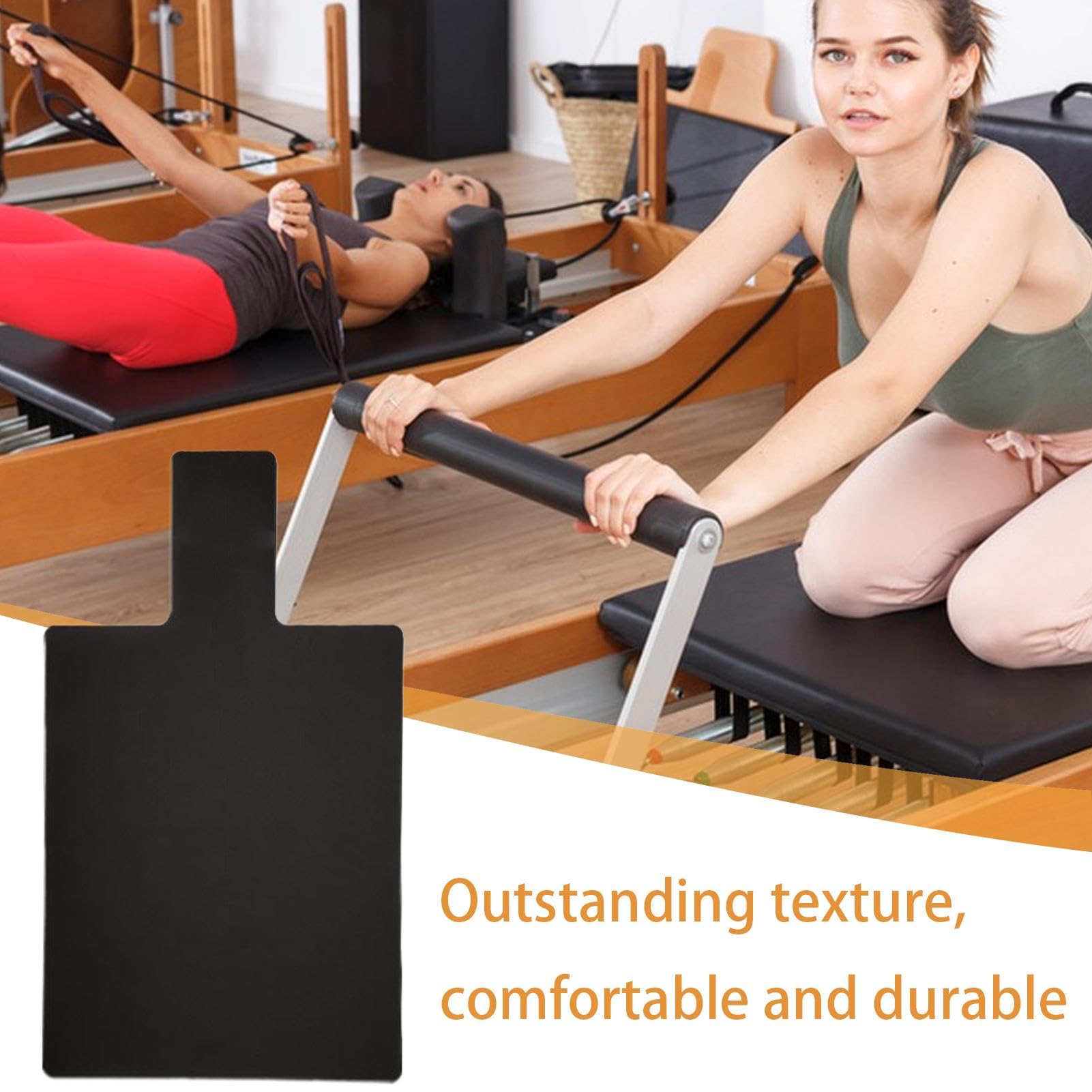 Yoga Pilates Reformer Mat, Pilates Reformer Machine Mat | MACLE MACCHINE RECORDERNE MATINE NON SLIP,Materasso base, attrezzature per il fitness con ammortizzazione aggiuntiva per le donne uomini