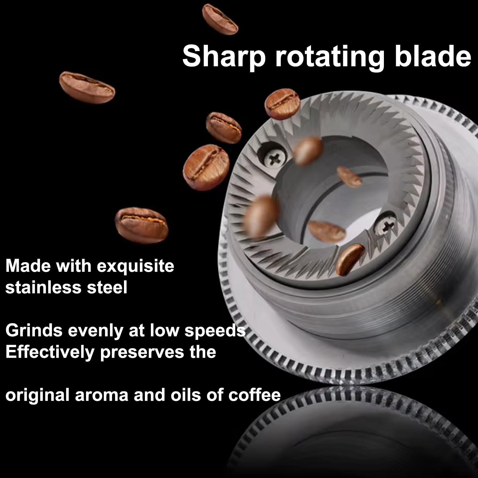 Molinillo de café eléctrico de muelas, cónico Profesional con 19 ajustes de molienda precisos y tolva de Granos de 1.5 L de Gran Capacidad, para Espresso, Moca, café de Filtro y vertido
