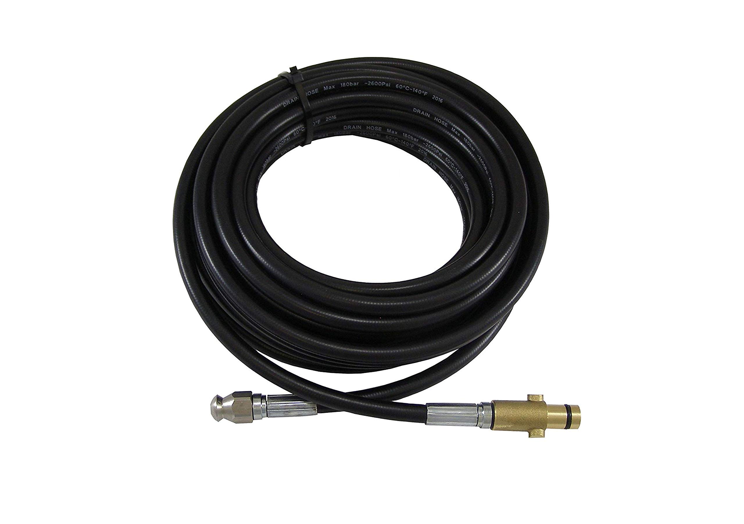 Pwpuk Black,Silver,Gold Pressure Washer Nilfisk New Type Gerni Compatible Drain Hose 10M