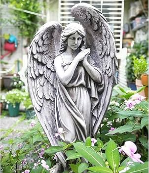 Amazon.co.jp: ガーデニング 庭 置物 天使 玄関外 大きい インテリア