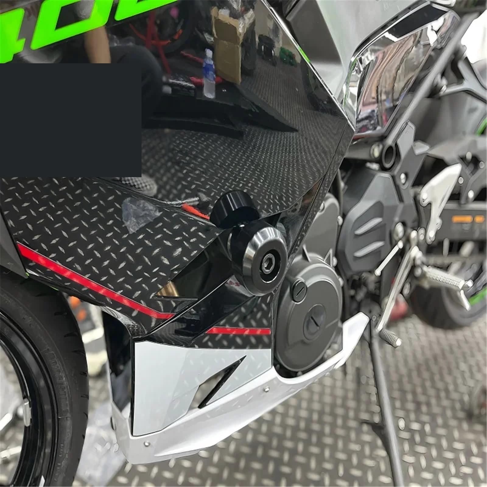 Topes Anticaida Moto Para 400 2018-2023 eje de protección contra choques marco motocicleta almohadilla choque Protector deslizante del estator motor