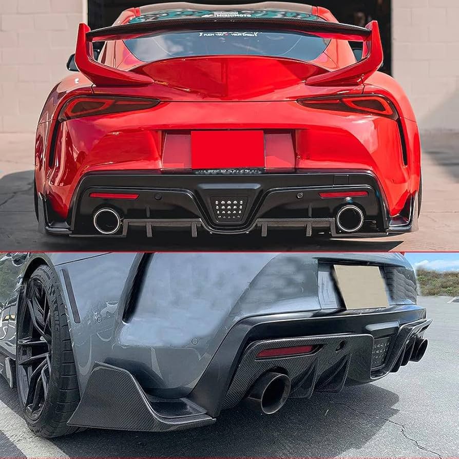 Amazon | カーボン製リアバンパー カナード for ToyotaトヨタGR