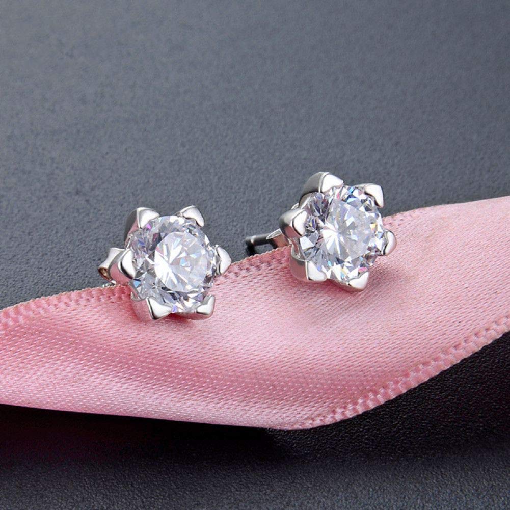 1 Coppia Di Orecchini A Perno Circolari In Argento Sterling - Foto 7