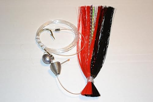 Blue Water Candy Ballyhoo Rig con línea mono de 100 libras