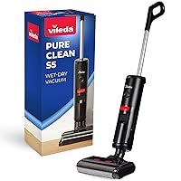 Vileda PureClean S5 | aspirapolvere lavapavimenti senza fili per sporco liquido e