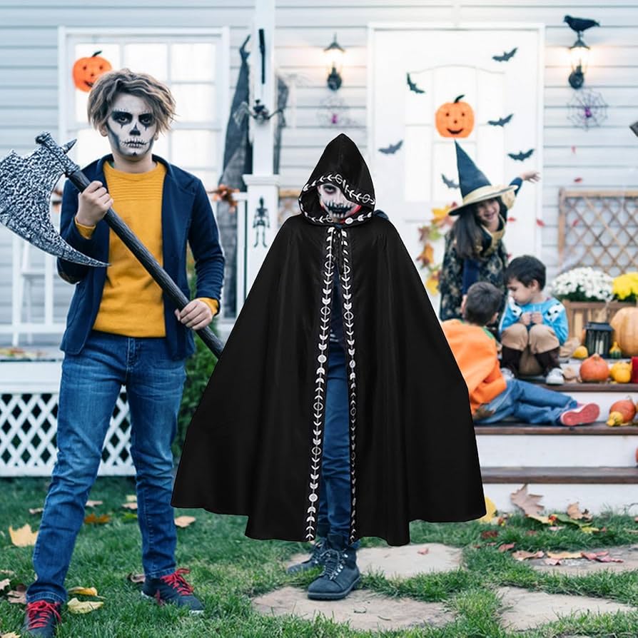 ❰ハロウィーン❱黒マント Amazon.co.jp: [Topmlcst] 黒マント、ハロウィンマント