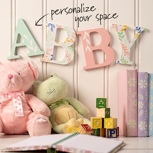 Miniatura 3 de Plaid Letra de madera sin terminar, superficie de madera de 5 pulgadas, perfecta para proyectos de manualidades y manualidades, 63554, 5 pulgadas