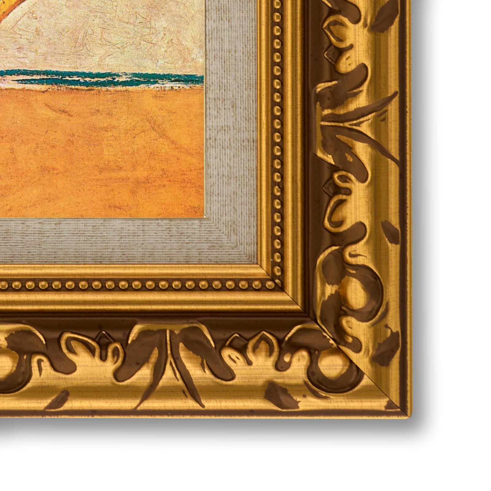 Amazon.co.jp: AC HAN006 ゴッホ ひまわり F6 額入り複製画 絵画