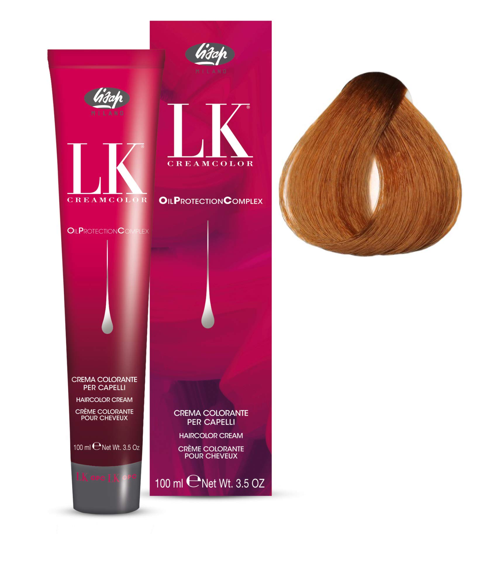 Amazon.com : Lisap LK Oil Protection Complex Hair Color Cream, 100