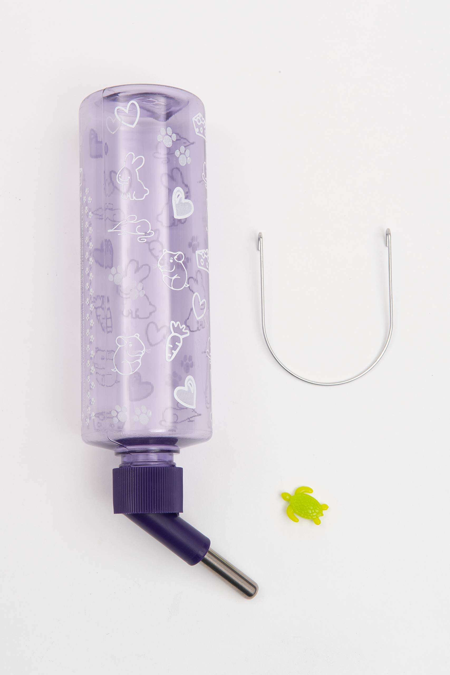 Lixit Wire And Aquarium Cage Water Bottle Chew Guard For Guinea Pigs, Rats, Rabbits, Ferrets Hamsters And Other Small Animals. (16oz