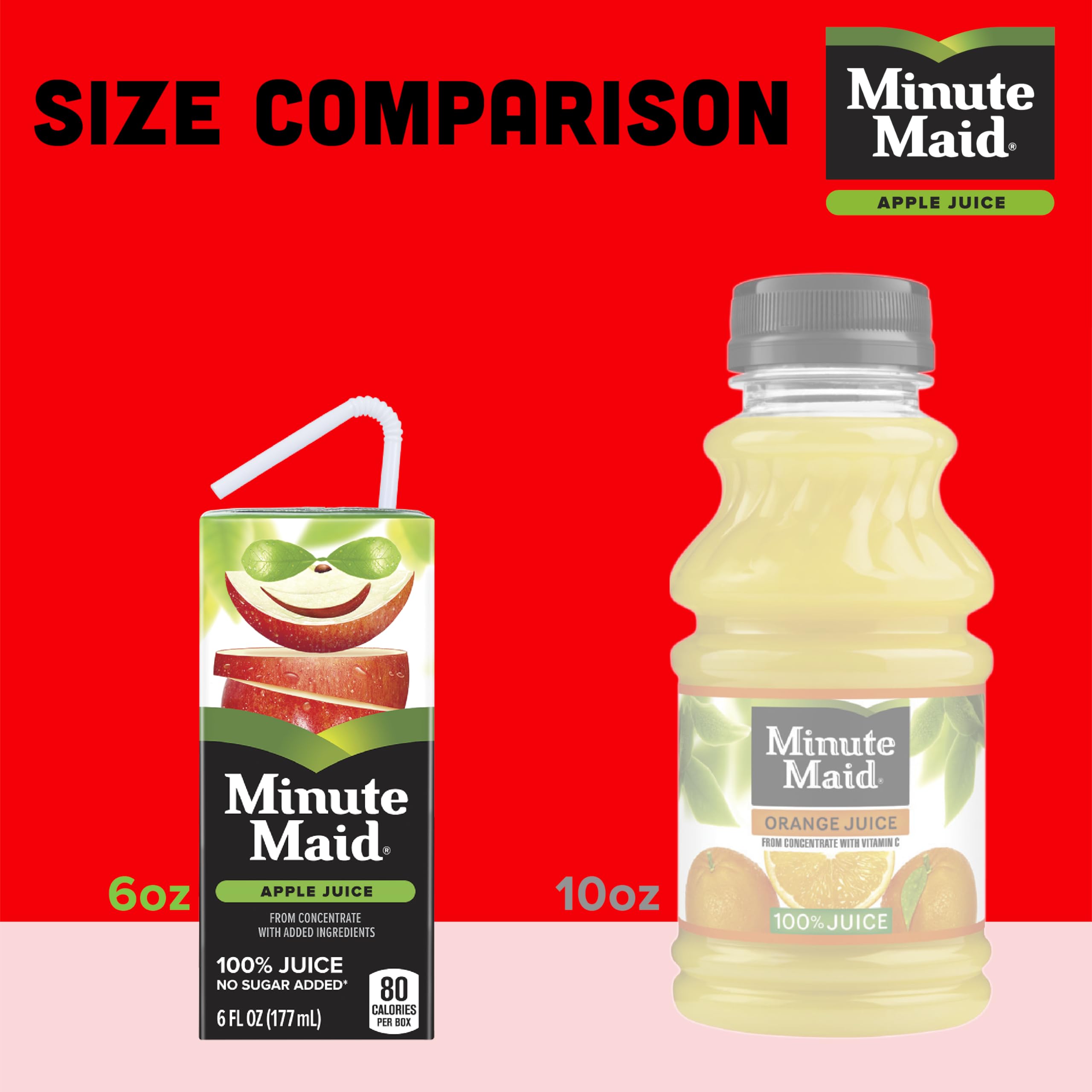Minute Maid 6oz 8pk Apple w/ Calcium & Vitamin C