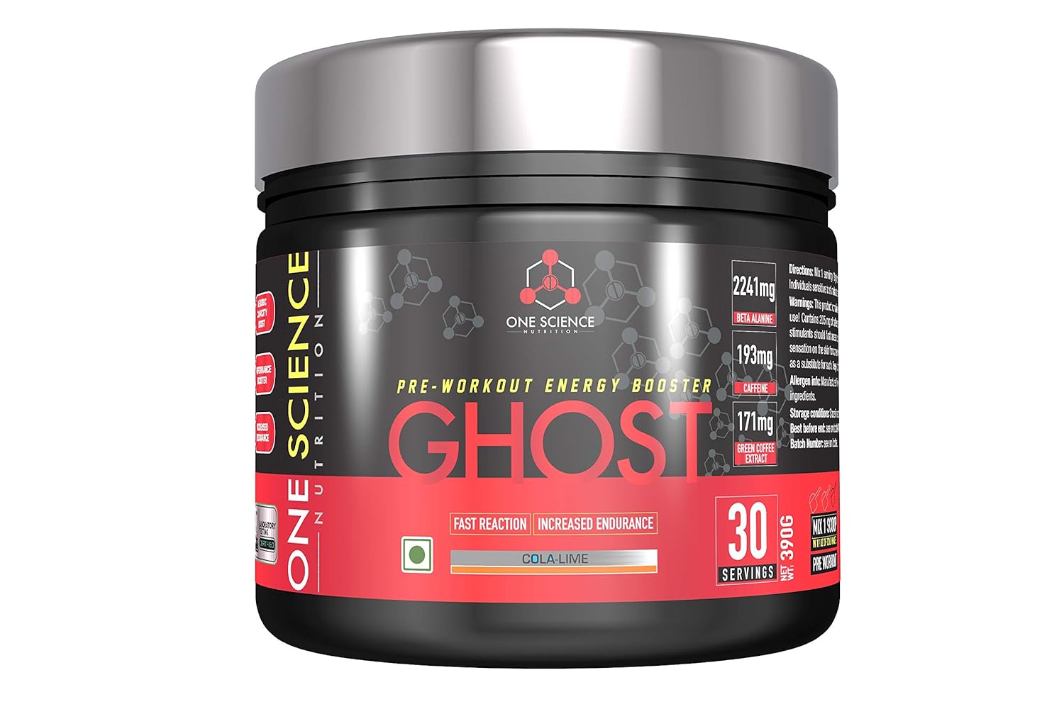 One Science Nutrition Osn Ghost Pre Workout With Vitamin C And Green Tea Extract For Lean Muscles Building Strength Powerful Pumps Next Generation Pre Workout Formulation 30 Servings Cola One Science Nutrition Osn Ghost Pre Workout With Vitamin C And Green Tea Extract For Lean Muscles Building Strength Powerful Pumps Next Generation Pre Workout Formulation 30 Servings Cola