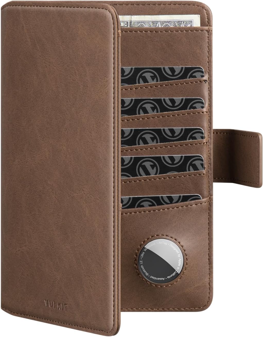VULKIT Passport Holder with Airtag Holder RFID Blocking Passport Wallet Travel Leather Passport for Women(Espresso) VULKIT Passport Holder with Airtag Holder RFID Blocking Passport Wallet Travel Leather Passport for Women(Espresso)