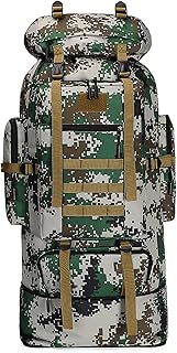 80L+20L Randonnée Sac à Dos, étanche grand sac à dos, Grand Capacité Respirant Multifonction pour Alpinisme Escalade Trekking Sport Voyage Camping