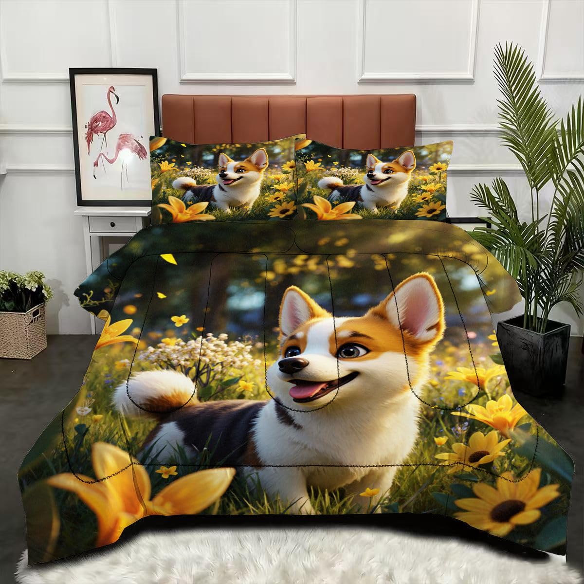 Couette 240x260 Chien pour transformer votre chambre en un cocon de douceur réconfortant