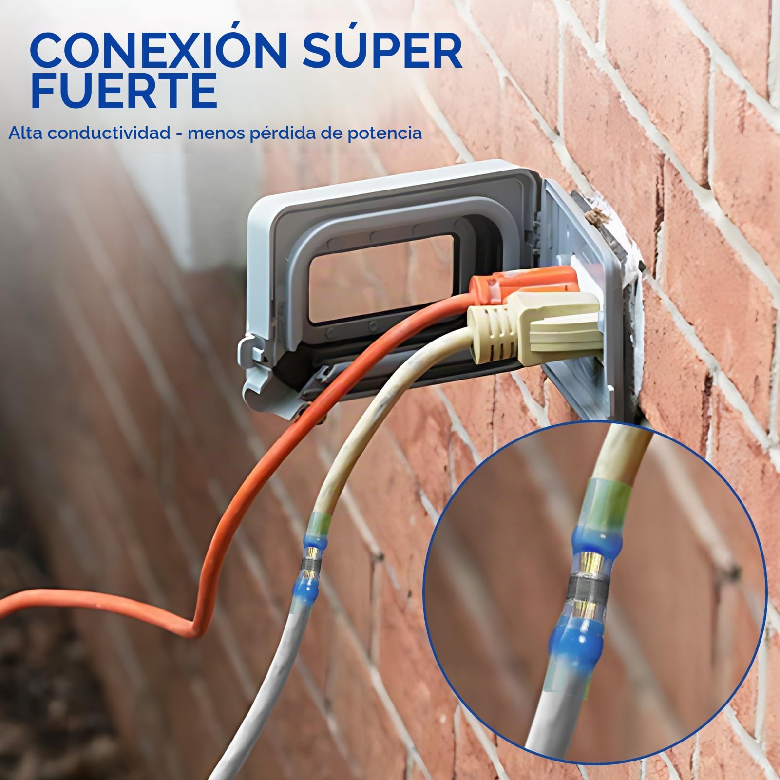 50 Piezas Conectores de Soldadura, Conectores de Cable Impermeables con Tubo Termorretráctil Transparente, Tubo Termorretráctil con Estaño para Soldadura, Conectores de Empuje Impermeables 1,5-2,5 mm²