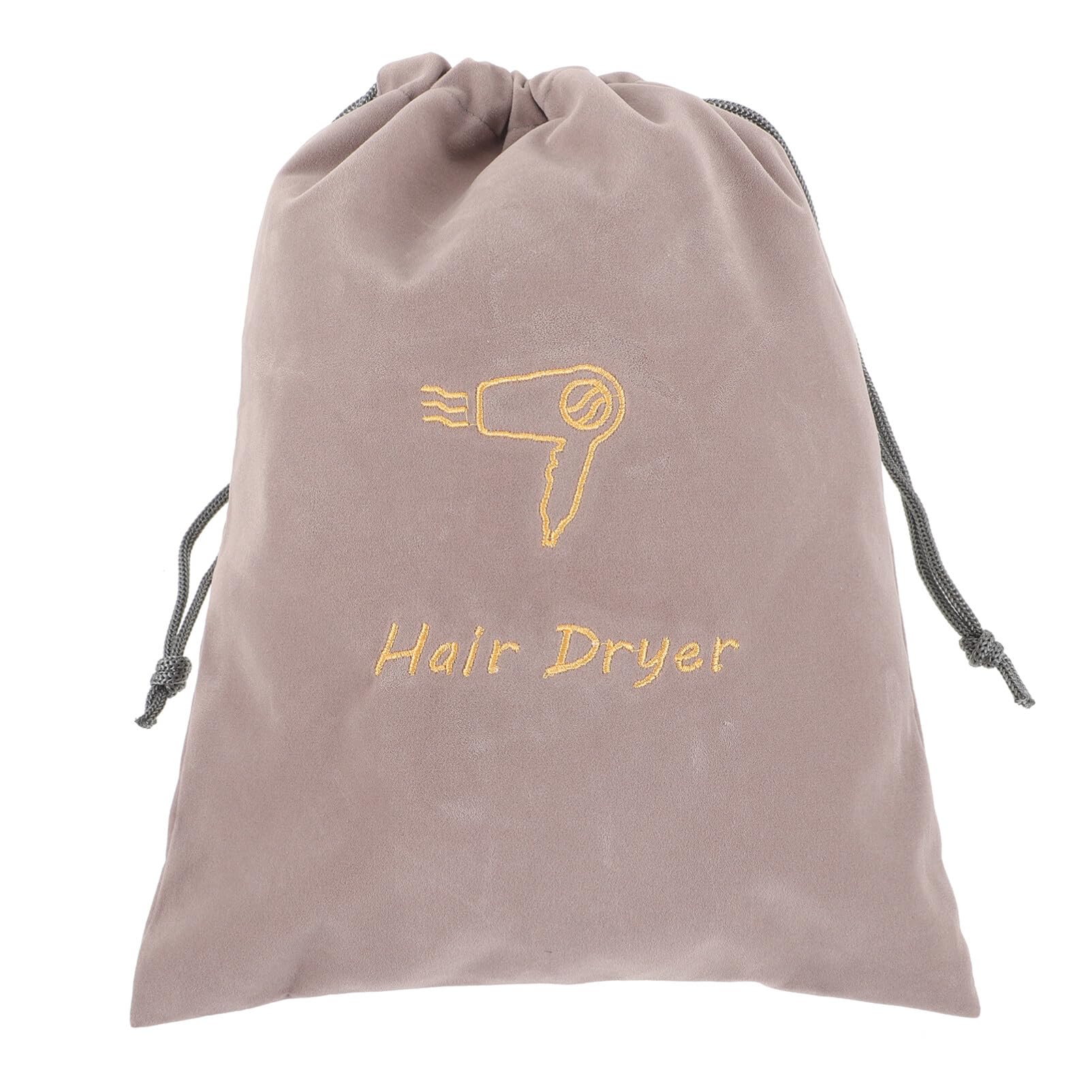 Beaupretty Haartrockner-Tasche Aus Leinen - Kordelzug, 35x19 Cm, Beige, Für Reisen & Aufbewahrung