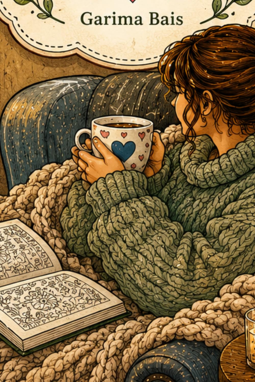 Rainy Day Comfort Coloring Book: Cozy Scenes For Calm,Relaxation and Warm moments