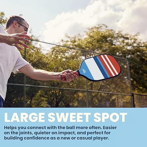 Miniatura 6 de Nettie Pickleball Paddles Set of 124, USAPA Approved Carbon Fiber Pickleball Paddle, Christmas Pickleball Gifts for Women, Pickleball Set for