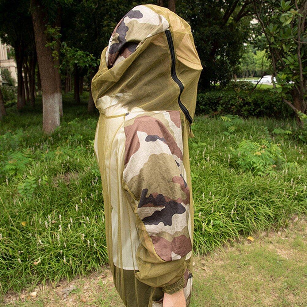 Veste Anti-Moustiques | Vêtement Filet Anti Mouches,Veste à Capuche En