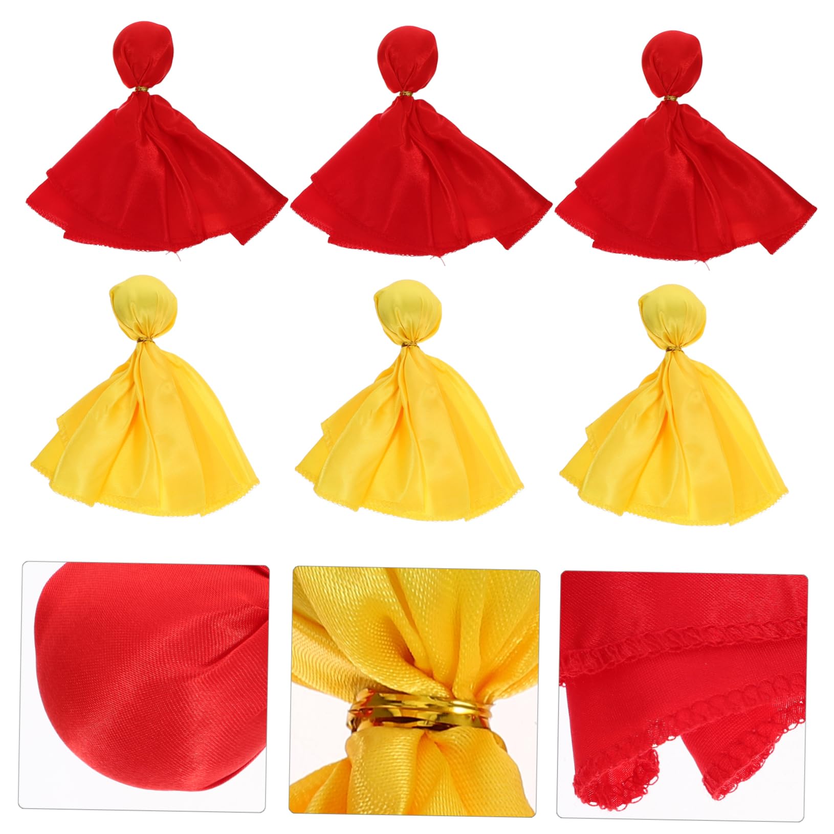 BRIGHTFUFU 6pcs Soccer Rugby Penalty Flag Referee Props Football Sports Penalty Props Yellow Flags