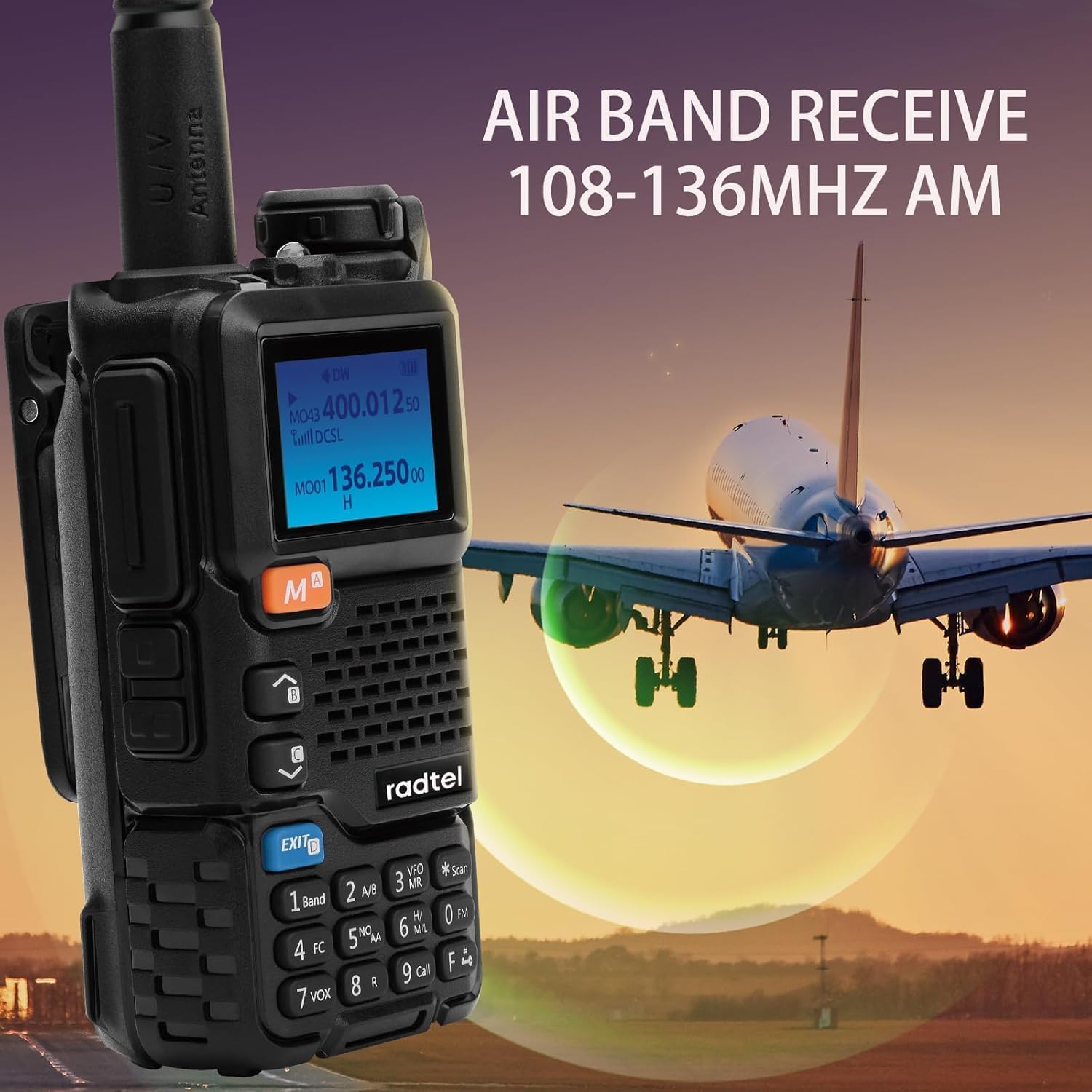 Radtel RT-600 Air Band Receive