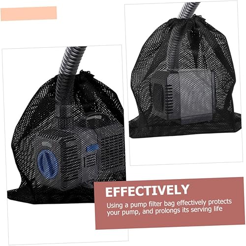 Miniatura 6 de Happyyami Bolsa de filtro de bomba de agua, bolsa de filtro de bomba de malla, bolsa de filtro de bomba de fuente, bolsas de filtro de piscina,