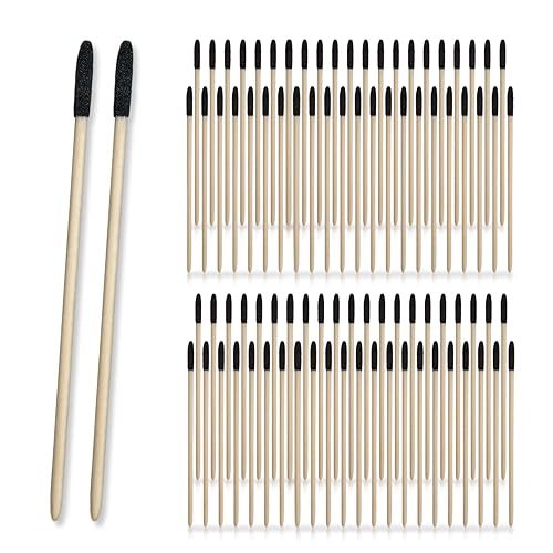 120 palitos de lijado, ramitas de lijado para detalles finos para modelos de plástico, carpintería, 280 granos, barra de eliminación de óxido,