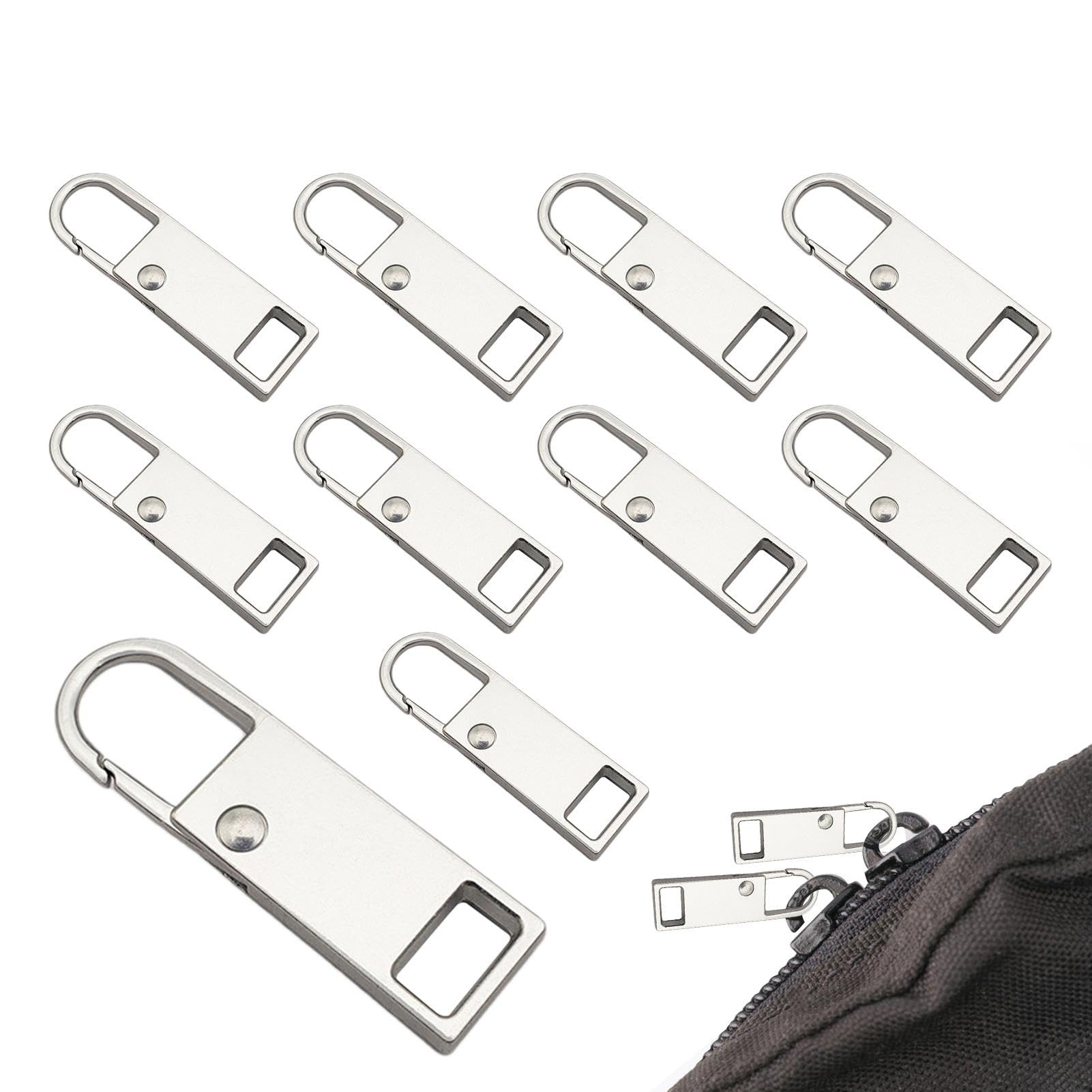 Tirador De Cremallera De Ropa Desmontable, Reemplazo Para Chaqueta, 10 Uds. Accesorios con Hebilla Desmontable