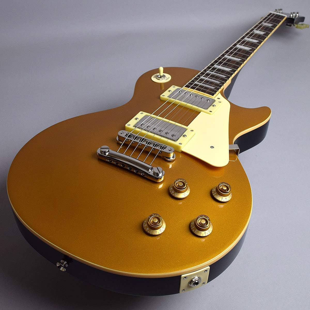 339☆Burny バーニー エレキギター レスポールタイプ イエロー 黄色系