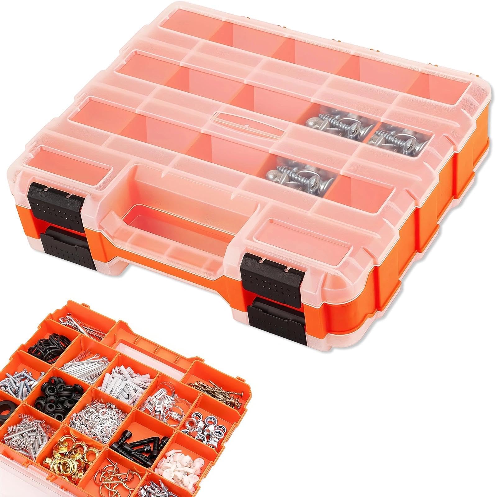 Boîte de rangement vis double face pour ne plus mélanger vos petites pièces