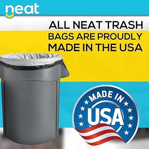 Miniatura 3 de Neat Tall Kitchen - Bolsas de basura con cordón de 30 galones (25 unidades)  Triple capa de material fortificado, ecológico, 50% reciclado,