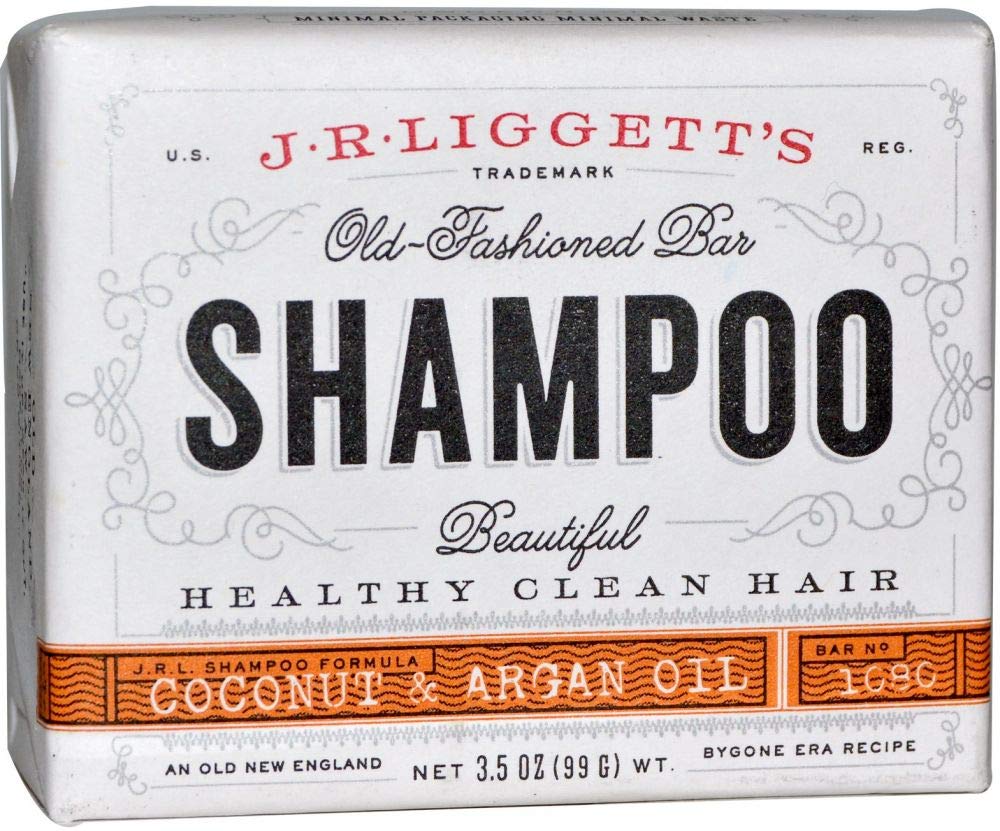 J.R. Liggetts Old Fashion Bar Shampoo Coconut and Argan Oil 3.5 oz (99 g)