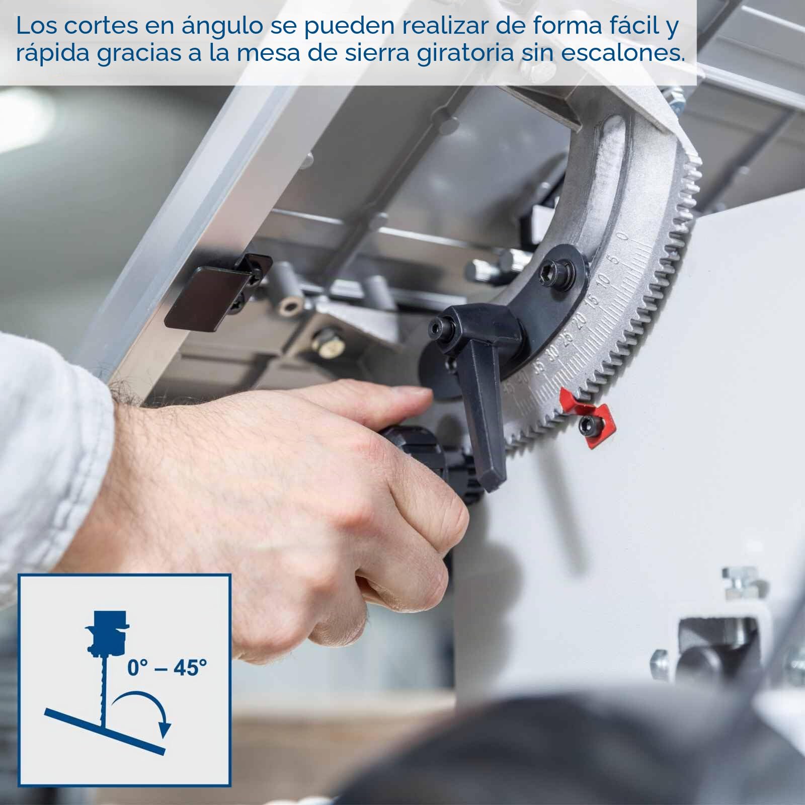 Sierra de cinta vertical HBS261 Scheppach - 220-240V 50Hz 550W - 120mm marca CEVIK