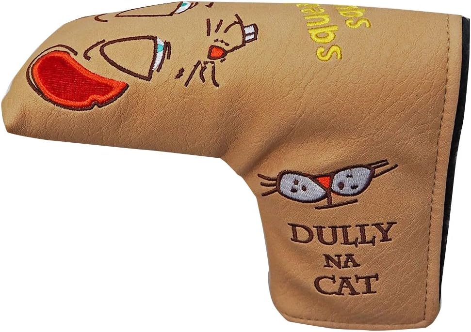 DULLY NA CAT Golf Japan Putter Head Cover Blade {Amigo}