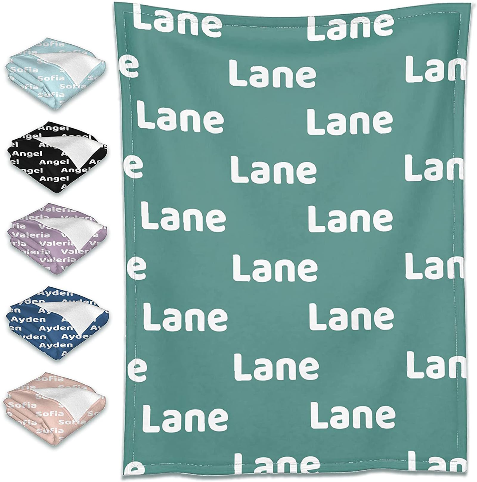 Manta personalizada con nombre, manta de franela personalizada para bebés/niños/jóvenes/adultos, manta personalizada (150 x 220 cm)