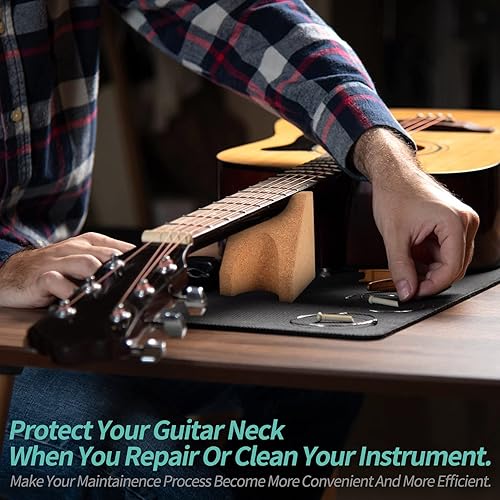 Miniatura 2 de Guitar Neck Rest Guitar Neck Cradle Support Pillow - String Changing Repair Cleaning Care Tool