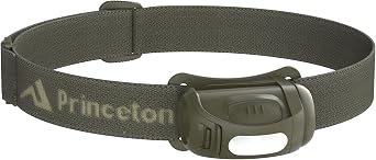 Princeton Tec FRED Tactical LED Headlamp Rugged Reliable Lighting with Multiple Brightness Levels Red and White LEDs Hands Free Compact Design Ideal for Field,Utility Work&Professional Use -Olive Drab