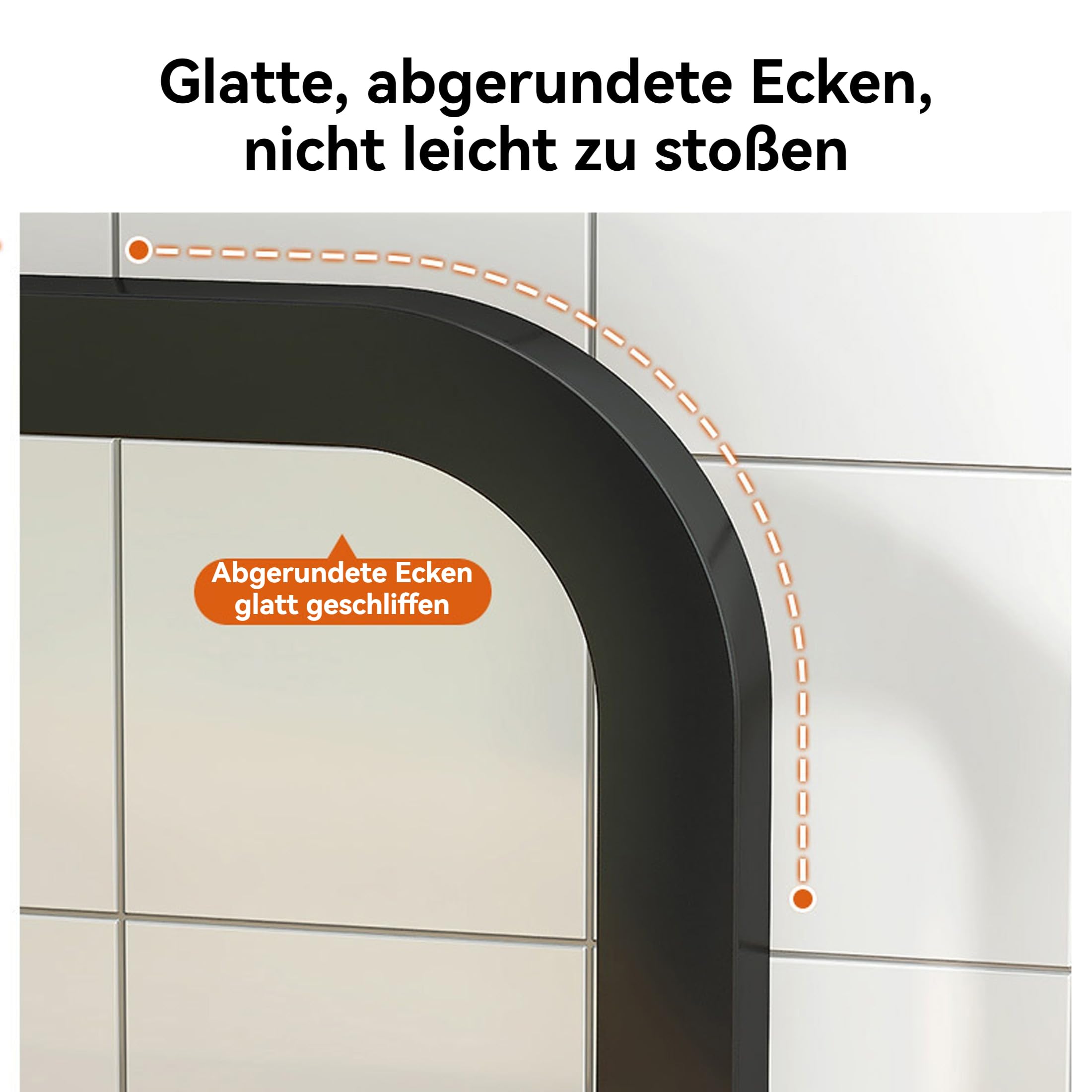 Generisch Eckregal Küche Gewürzregal 2 Ebenen Küchenregal Ecke Küchengewürzen Arbeitsplatte Stehend für Wohnzimmer Büro, 29x29x42cm (R02)