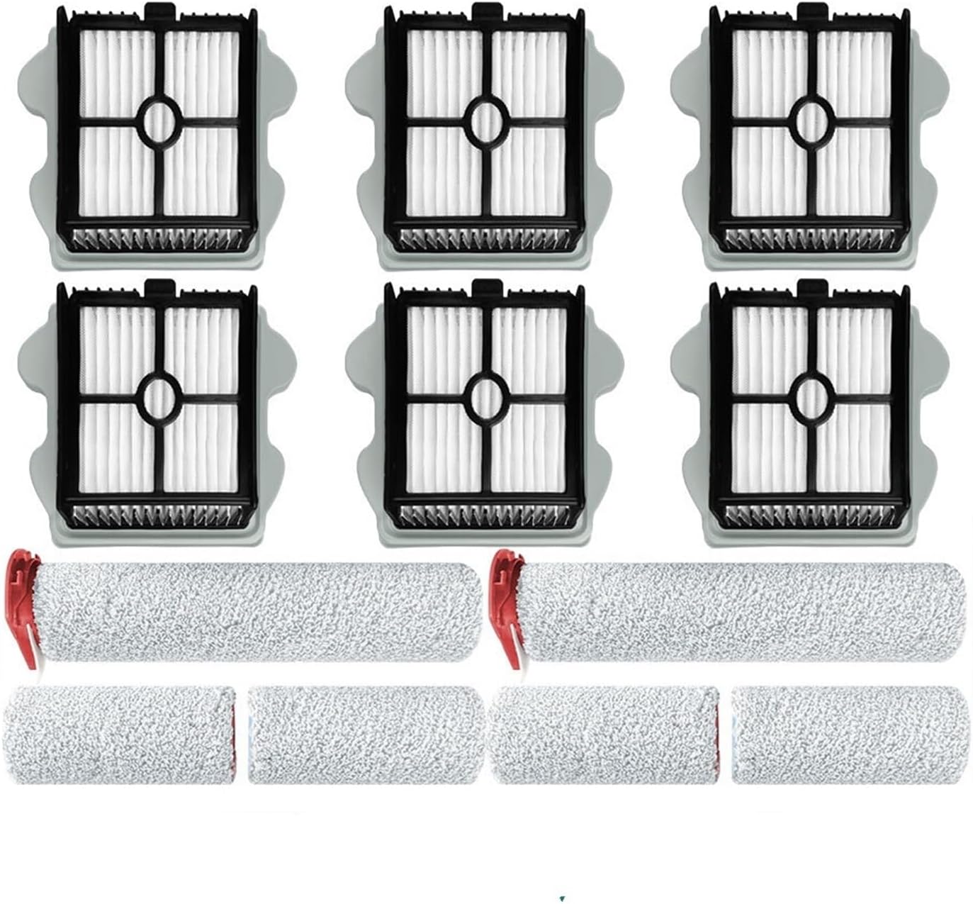 Replacement，Compatible For Roborock，Dyad Pro/Dyad Pro Combo / WD2H1A / A10 Ultra Soft Brush Roller Filter Accessories(Set 8)
