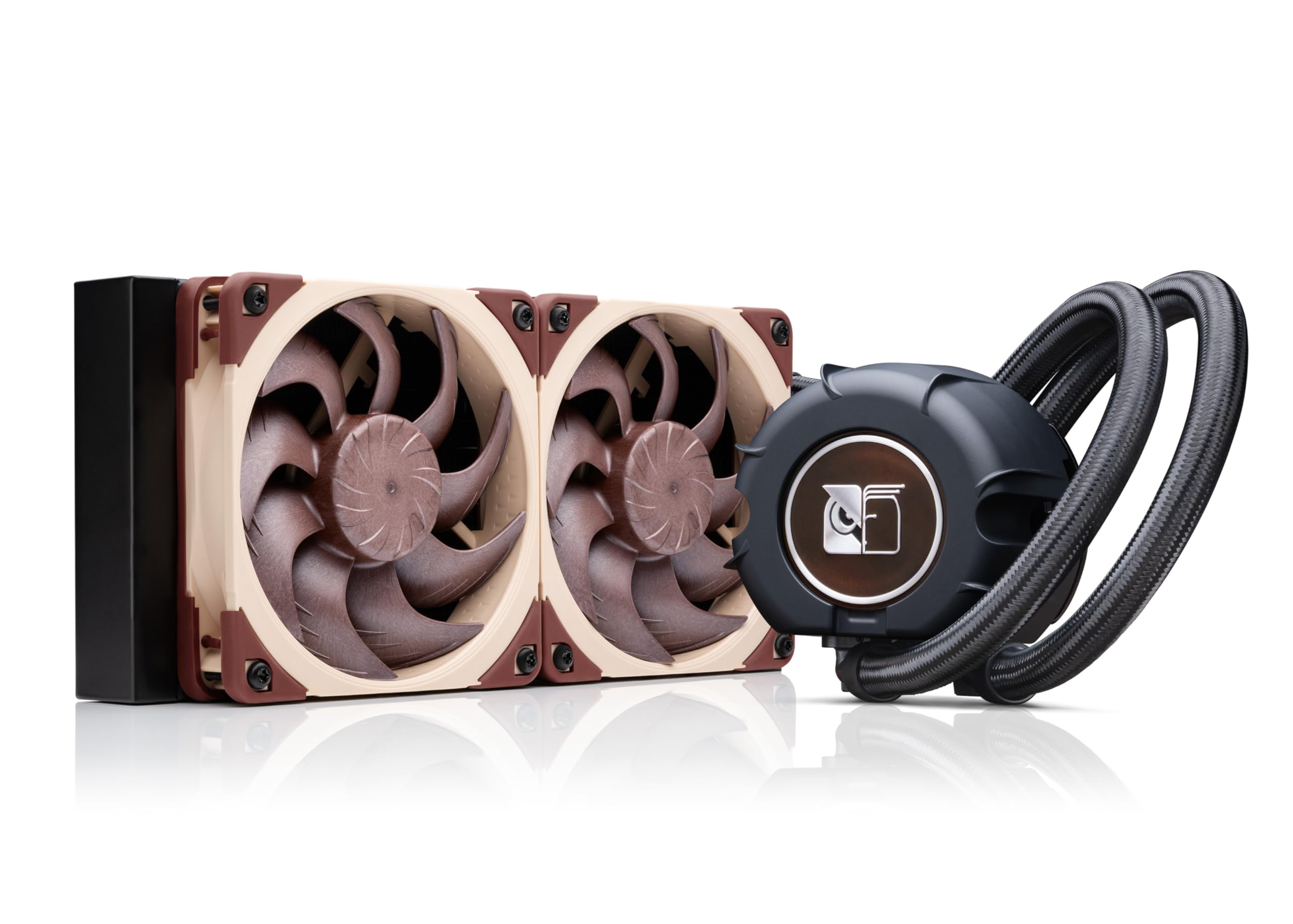 Noctua NL-LC1-24 240mm Quiet All-in-One (AIO) Water Cooler for AMD AM5 and Intel LGA1851/LGA1700 CPUs (Black, Brown, Beige)