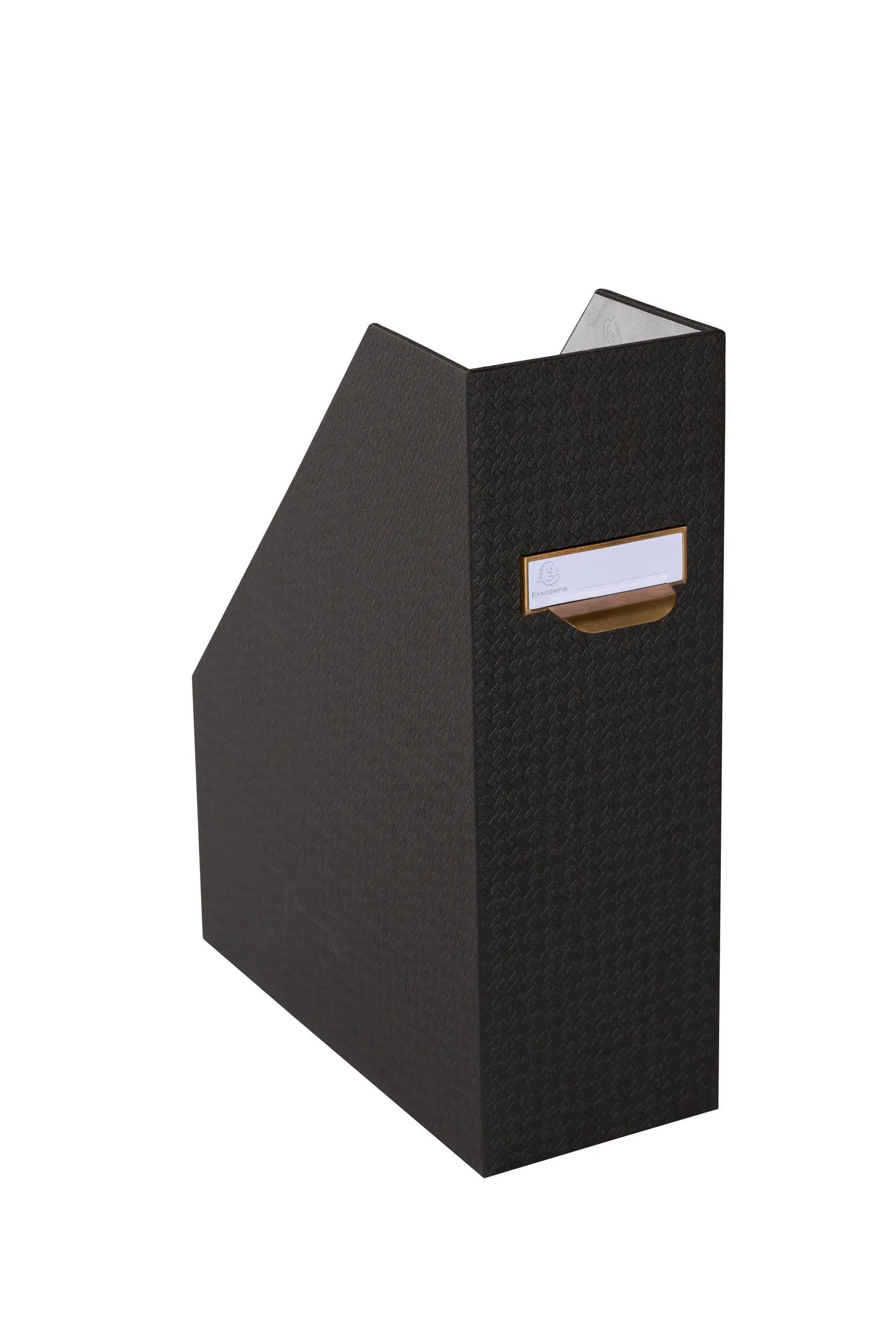 Exacompta Office By Me porte-revues carton A4 A4+ 31x25x10 cm Noir